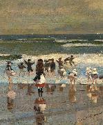 Winslow Homer Escena de playa